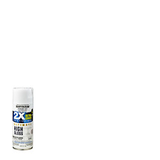 6-PACK Rust-Oleum American Accents 2X Ultra White Cover Gloss Spray Paint -12 Oz picture