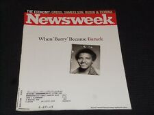 2008 MARCH 31 NEWSWEEK MAGAZINE - WHEN BARRY BECAME BARACK FRONT COVER - L 20557 picture
