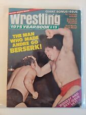 1975 WRESTLING YEARBOOK #13 ANDRE THE GIANT COVER NWA WCW WWE VINTAGE WRESTLING  picture
