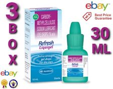 REFRESH LIQUIGEL Exp.2025 USA OFFICIAL 3 pack 30ml  Lubricant EyeGel Fresh  picture