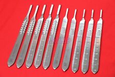 GERMAN SCALPEL HANDLE #3 SCALPEL HANDLE #4 WITH SCALE SURGICAL DISSECTING DENTAL picture