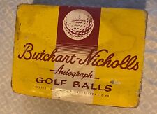 VERY RARE SEALED DOZEN - 1958 Butchart Nicholls Autograph Golf Balls picture