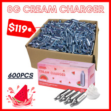*SALE* 600 Whipped Cream Chargers 8g Watermelon Pure Fresh Food Grade Charger US picture