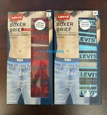 (5-Pack) LEVI'S BOXER BRIEF PREMIUM COTTON STRETCH Men Underwear LIMITED EDITION picture