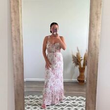 REVOLVE X LOVESTITCH Lace-Up Maxi Dress NWT picture