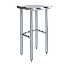 18 in. x 18 in. Open Base Stainless Steel Work Table | Residential & Commercial picture