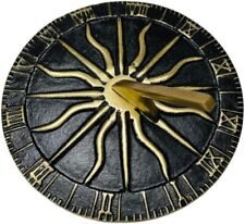 Sundial Clock Brass Garden 8.5 Diameter Vintage Nauticalmart Polished Handmade picture