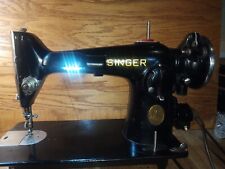 VINTAGE  SINGER SEWING MACHINE  201-2 Heavy Duty picture