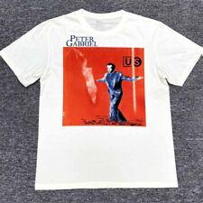Vintage Peter Gabriel US Shirt Short Sleeve White Unisex Size S-5XL NE2331 picture