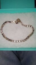 Tiffany & Co. 7.5 in Round Chain Bracelet 925 Sterling Silver picture