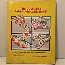 The Complete Paper Airplane Book, Children's Book, Vintage 1979 picture