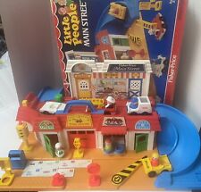 Rare Complete Vintage Fisher-Price Little People Main Street, With Box #2500 picture