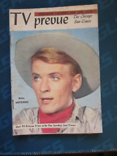 TV Prevue Magazine Regional Guide January 1958 Will Hutchins Western Sugarfoot picture