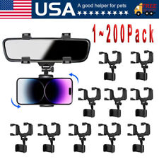 360° Car Rearview Mirror Phone Holder Universal Rotatable Car Phone Holder Lot picture