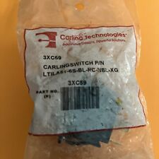 NEW CARLING TECH LIGHTED ROCKER SWITCH 3XC59  LTILA51-6S-BL-RC-NBL-XG   picture