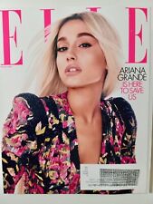 ELLE MAGAZINE August 2018  Ariana Grande Front Cover picture