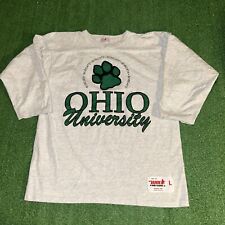 VTG 80s Wolf Ohio University Casual Graphic Shirt - Mens Size Large L picture