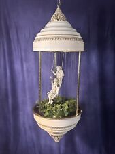 Oil Rain Lamp Rare Vintage Tom Sawyer & Becky Thatcher Series: The Swing picture