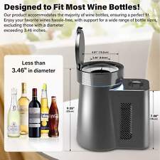 Yeego Smart Wine Champagne Chiller Electric Bucket Cooler Single Bottle 750ML picture