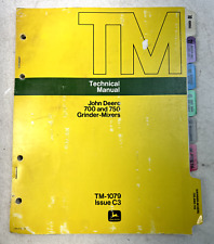 Vintage 1973 John Deere 700 and 750 Grinder-Mixers Technical Manual picture