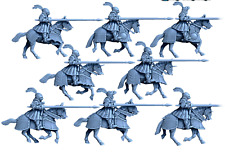 Early C16th French Gendarmes X8 Cavalry 28mm  picture