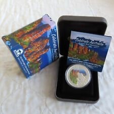 AUSTRALIA 2011 GREATER BLUE MOUNTAINS 1oz .999 FINE SILVER PROOF DOLLAR picture