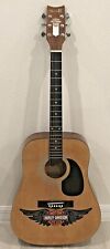 VINTAGE RARE HTF HARLEY DAVIDSON MARK II ACOUSTIC GUITAR 6-STRING WITH CASE USED picture