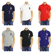 Polo Ralph Lauren Big Pony Custom Fit Short Sleeve Polo Shirt Solid - 6 colors picture