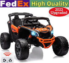 CAN-AM Licensed Kids Ride on UTV Car Toys 12V+Remote All Terrain Tire Buggy Gift picture