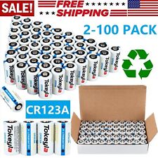 Lot 2-100 Pack 1500mAh Lithium Battery CR123A 123A 3V Non Rechargeable Batteries picture