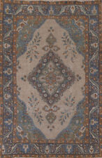 Semi-antique Overdyed Wool Traditional Area Rug 7x9 Handmade Wool Carpet picture