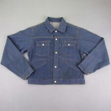 Vintage JC Penney Ranchcraft Jacket Mens Small Blue Denim Button Up Workwear ^ picture