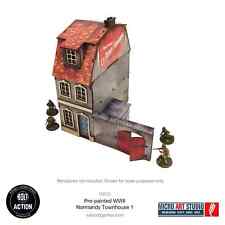 Pre-Painted WW2 Normandy Townhouse 1 Terrain Bolt Action Warlord Games picture