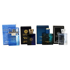 Versace 4pc Miniature Gift Set for Men Eau Fraiche, Dylan Blue, Eros, Pour Homme picture