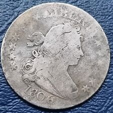 1806 Draped Bust Quarter 25c Circulated Details  #70961 picture