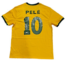 Brazil Pele Authentic Signed Soccer Jersey Autographed PSA DNA ITP COA picture
