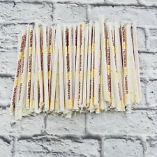 Vintage MCDONALD'S RARE 1983 Wrapped Drinking Straws 100 PCS Unopened picture