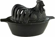 Cast Iron Hen Chicken Wood Stove Steamer Humidifier Pot Moisture Water Rustic  picture