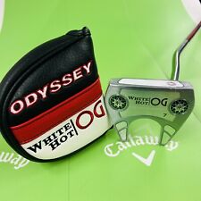 NEW Odyssey White Hot OG #7 Seven Stroke Lab Red Shaft  35” Putter W/Head Cover picture