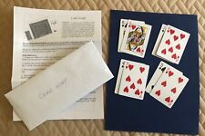 Card Warp Magic Trick -  Rare - Vintage - Comes With 4 Sets - Magic Trick picture
