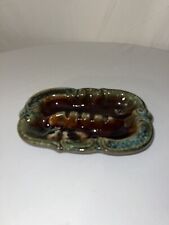 Vintage Glazed Pottery Souvenir Ashtray - Made in Japan picture