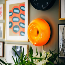 IKEA VARMBLIXT Orange Glass Round Donut Table Wall Lamp Sabine Marcelis NEW ✅ picture