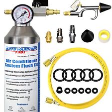 AutoWanderer Tool AC Flush Kit Air Conditioner System Flush Canister Gun Set ... picture