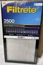3M Filtrete, 2500 Air Filter Reduce Dust Bacteria Virus Smoke, 14x24x1 in 4-Pack picture