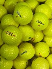 12 Near Mint Yellow Titleist TruFeel  AAAA Used Golf Balls picture