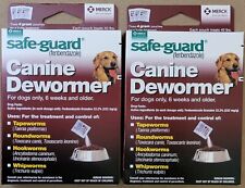 2 BOXES Safe-Guard LARGE dewormer fenbendazole Dogs 40 lbs+ Wormer DEWORMER picture