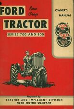 1957 Series 700 and 900 Tractor ~  Owners Operators Manual Used picture