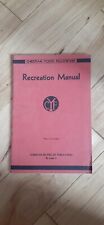 Vintage Christian Youth Fellowship Recreation Manual Christ religion church picture