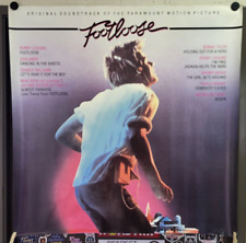 Footloose Soundtrack 1983 - Vintage Record Store Promo Poster 36x36 HUGE picture