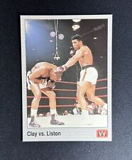 1991 All World AW Sports Muhammad Ali vs. Sonny Liston #146 Boxing Card HOF picture